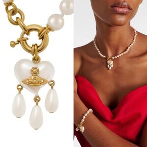 Vivienne Westwood Sheryl Faux Pearl Gold-plated Necklace